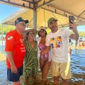 GOVERNADOR E PRIMEIRA-DAMA FECHAM TEMPORADA DE VERANEIO NAS AREIAS DO RIO TOCANTINS