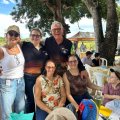 CÉLIA PIRAJÁ E RUBENS SOUZA CUNHA RECEBERAM NO RANCHO CAXINGUI