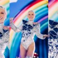 RAINHA XUXA PILOTA TURNÊ DO ÚLTIMO VOO DA NAVE