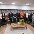 A PRESIDENTE DO TJTO RECEBE O GOVERNADOR ELEITO