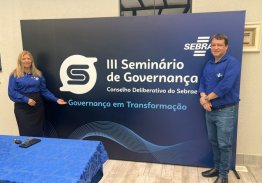 FACIET BEM REPRESENTADA NO III SEMINÁRIO DE GOVERNANÇA DO CONSELHO DELIBERATIVO DO SEBRAE