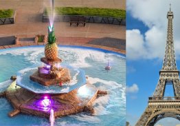 A PRAÇA DE ANANÁS É MAIS BONITA QUE O CENTRO DE PARIS?