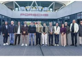 COMITIVA DA FIETO VISITA FÁBRICA DA PORSCHE DURANTE A HANNOVER MESSE