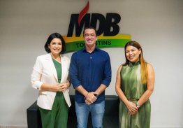 SOB A LIDERANÇA DE ALEXANDRE GUIMARÃES, O PARTIDO ANUNCIA ADRIANA AGUIAR NA PRESIDÊNCIA DO MDB MULHER E HÉRICA MORAES NA FUG-TO.