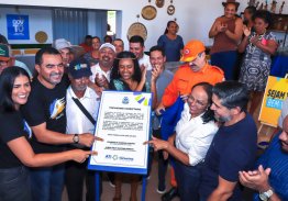 GOVERNADOR WANDERLEI BARBOSA ENTREGA PRIMEIRO PONTO DE INTERNET VIA SATÉLITE NA COMUNIDADE BARRA DA AROEIRA