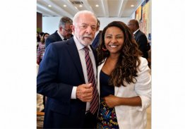 A REITORA DA UFT, MARIA SANTANA, E O PRESIDENTE LULA