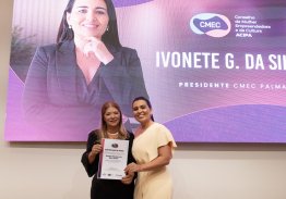 NOITE CONCORRIDA CELEBRA A POSSE DO CMEC PALMAS E REÚNE A NATA EMPRESARIAL NA ACIPA
