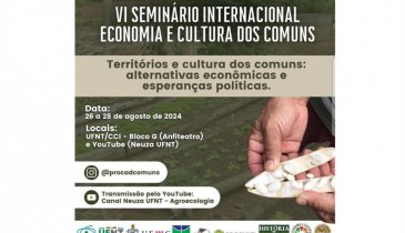 VI SEMINÁRIO INTERNACIONAL ECONOMIA E CULTURA DOS COMUNS