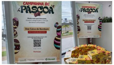 MOVIMENTO VOLUNTARIADO SICREDI PROMOVE CAMPANHA PARA ARRECADAR CHOCOLATES JUNTO COM A ESCOLA DE ARTES MARCIAIS DO 2º BPM