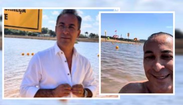 PREFEITO DE ARAGUAÍNA BANHA NA PRAINHA DA VIA LAGO