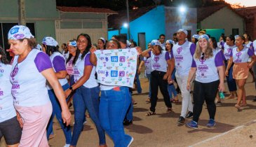 CAMINHADA EM PARANÃ CONTRA VIOLÊNCIA CONTRA A MULHER 