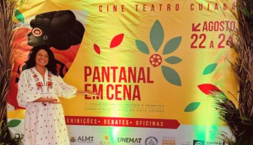 EVA PEREIRA PALESTRA NO PANTANAL EM CENA
