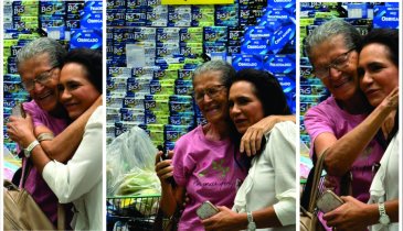 CLIENTE FAZ ORAÇÃO NA INAUGURAÇÃO