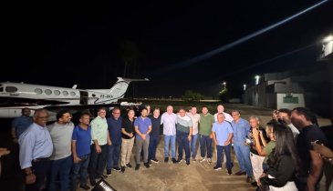 LAUREZ MOREIRA ATERRISSA EM ARAGUAÍNA PARA PRIMEIRA AGENDA OFICIAL NA REGIÃO GOVERNADOR 
