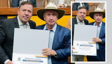 PRESIDENTE DO SRA RECEBE TÍTULO DE CIDADÃO TOCANTINENSE 