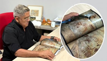 CULTURA EM MOVIMENTO: RÔMULO MACEDO ENTREGA EXEMPLAR DO ATLAS ARQUEOLÓGICO AO SECRETÁRIO ADOLFO BEZERRA