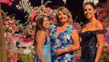 TRÊS GERAÇÕES DE ELEGÂNCIA EM UMA NOITE INESQUECÍVEL