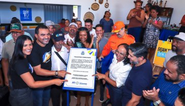 GOVERNADOR WANDERLEI BARBOSA ENTREGA PRIMEIRO PONTO DE INTERNET VIA SATÉLITE NA COMUNIDADE BARRA DA AROEIRA