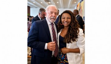 A REITORA DA UFT, MARIA SANTANA, E O PRESIDENTE LULA