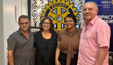 ROTARY CLUB DE ARAGUAÍNA-PIONEIRO EMPOSSA NOVA DIRETORIA E NOVOS ASSOCIADOS