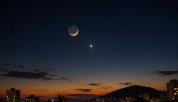 OLHE PARA O CÉU! FOTOGRAFE A APROXIMAÇÃO DA LUA E DE VÊNUS COM O CELULAR.