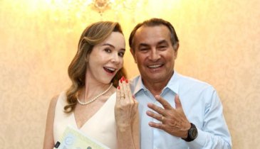 KÁTIA NEVES E SIMÃO MOURA FÉ RIBEIRO SELAM UNIÃO CIVIL APÓS QUASE DEZ ANOS DE HISTÓRIA A DOIS