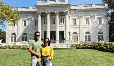 OS PALMENSES DANIELA ANDRADE E FELIPE COELHO TEIXEIRA EM LUA DE MEL NOS ESTADOS UNIDOS