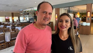 DEPUTADO ESTADUAL ELEITO PAULINHO DO BONIFÁCIO ALMOÇA EM BOAS COMPANHIAS