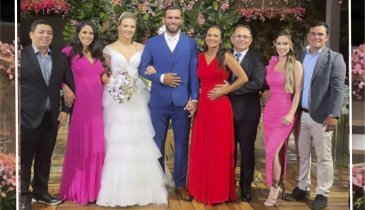 CASAMENTO DISCRETO DE JÚNIOR CAMPELO E ANA JÚLIA