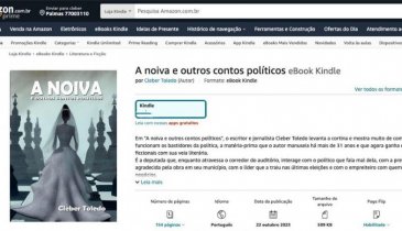 "A NOIVA E OUTROS CONTOS POLÍTICOS" EM E-BOOK