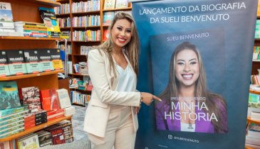 (RE)ESCREVENDO MINHA HISTÓRIA Empresária brasileira lança biografia em São Paulo