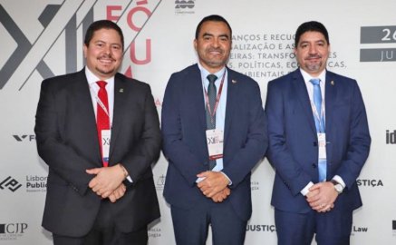 Governador Wanderlei Barbosa, o chefe de gabinete, Marcos Camilo, e do procurador-geral do Estado, Kledson Moura