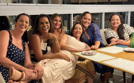 Luciane Brum, Francisca, Thays Brandão, Fabiane Brum, Flávia e Fabiana Gimenes