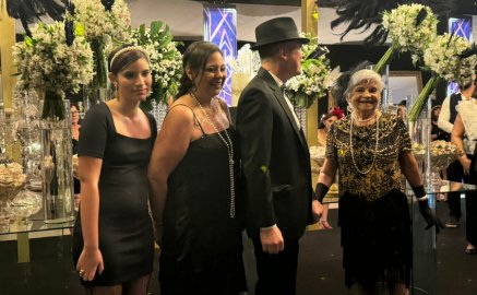 Silvia, Carol, Hélio e Hosana Veiga