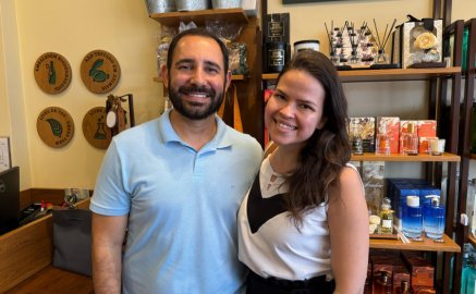 Rafael Andrade e sua Júlia Queiroz 