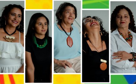 Jaqueline Cardoso, Luanda Barreto, Santana Barreto, Jaqueline Cardoso e Ivanete Hipólito