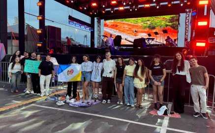 Fãs de plantão no show AnaVitória
