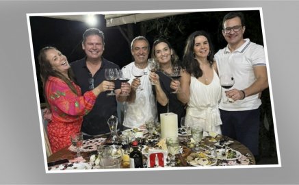 Vanessa e Marcos Patrús (Esq. p/ dir.), Fabíola e Airton Teixeira de Lima e Suzana e Crezo Martins Filho -