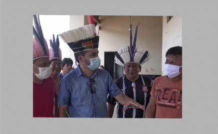 Wanderlei Barbosa visita comunidades indígenas na Lagoa da Confusão -