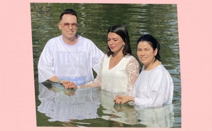 Fernanda Paula Kajosi, pastor Lucinho Barreto e Paty Barreto