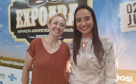 Carla Cristina Madeira e Nairin de Azevedo (esq.)
