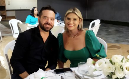 Elena Medrado e Gil Lima