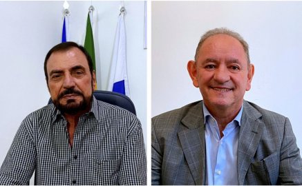 Presidente da Junta Comercial do Estado do Tocantins (Jucetins), Issan Saado e  o vice Juarez Rigol 
