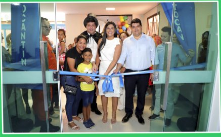 Primeira-dama Karynne Sotero, representando o governador Wanderlei Barbosa inauguração Ambulatório Pediátrico do HGP