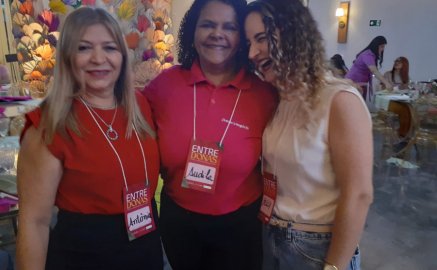 Antonia Lopes, Áudila Santos e Kelly Terra