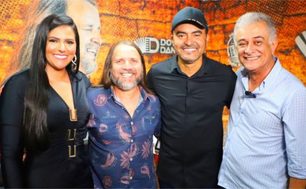 Primeira-dama, Karynne Sotero, governador Wanderlei Barbosa, secretário de Turismo, Hercy Filho e Dorgival Dantas