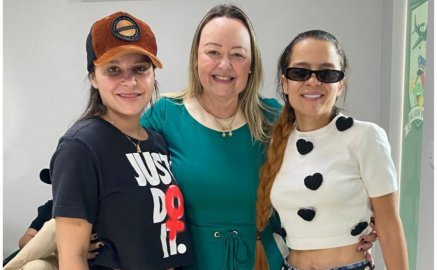 Maiara e Maraisa com Luciene Mamedes