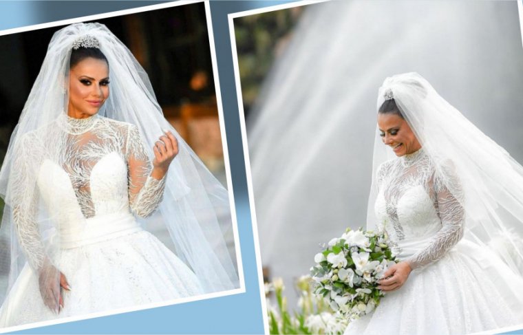 Viviane Araújo  se casou com vestido princesa - Foto: RS / Stevez Foto e Filme // Divulgação // Efeito: Cícera Maria