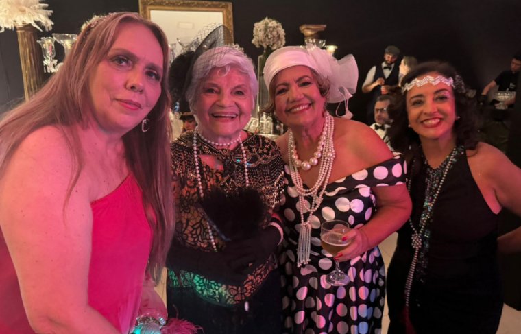 , Hosana Veiga, Cristina Cardoso e Lêda Morais Foto: CCMNC