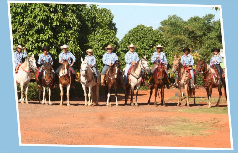 Tropa do Haras Estrela Dalva Carmolândia - TO na 25ª Cavalgada de Araguaína - 2013 - Foto e efeito: Cícera Maria 